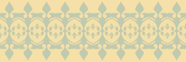 Batik-Textil-Ikat-Blume, nahtloses Muster, digitales Vektordesign für den Druck, Saree, Kurti, Borneo, Stoff, Grenze, Pinsel, Symbole, Muster, stilvoll vektor