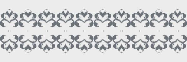 Batik-Textil-Ikat entwirft digitales Vektordesign mit nahtlosem Muster für den Druck Saree Kurti Borneo Stoffrand Pinselsymbole Musterdesigner vektor