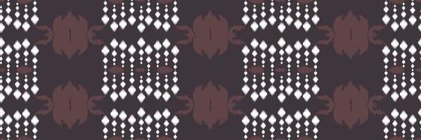 Batik Textil Ikat oder Ikat Hintergrund nahtloses Muster digitales Vektordesign für den Druck Saree Kurti Borneo Stoffrand Pinselsymbole Farbfelder Baumwolle vektor