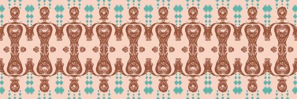 etnisk ikat triangel batik textil- sömlös mönster digital vektor design för skriva ut saree kurti borneo tyg gräns borsta symboler färgrutor bomull