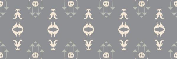 Batik-Textilmotiv Ikat-Dreieck nahtloses Muster digitales Vektordesign für den Druck Saree Kurti Borneo Stoffrand Pinselsymbole Farbfelder stilvoll vektor