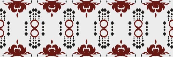 motiv ikat blumen batik textil nahtloses muster digitales vektordesign für druck saree kurti borneo stoff grenze pinsel symbole muster designer vektor