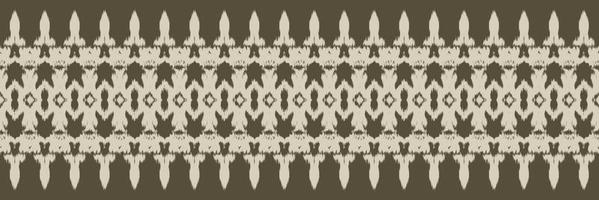 Batik-Textil-Ikat oder Ikat-Rahmen, nahtloses Muster, digitales Vektordesign für Druck, Saree, Kurti, Borneo, Stoffrand, Pinselsymbole, Musterdesigner vektor