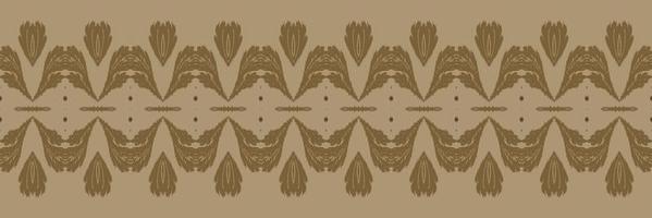 Batik-Textilmotiv Ikat nahtloses Muster digitales Vektordesign für den Druck Saree Kurti Borneo Stoffrand Pinselsymbole Musterdesigner vektor