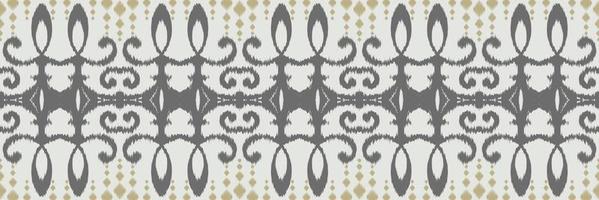 Ethno-Ikat-Diamant-Batik-Textilmuster, digitales Vektordesign für Druck, Saree, Kurti, Borneo, Stoffrand, Pinselsymbole, Musterdesigner vektor