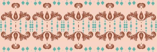 batik textil- ikat aztec sömlös mönster digital vektor design för skriva ut saree kurti borneo tyg gräns borsta symboler färgrutor designer