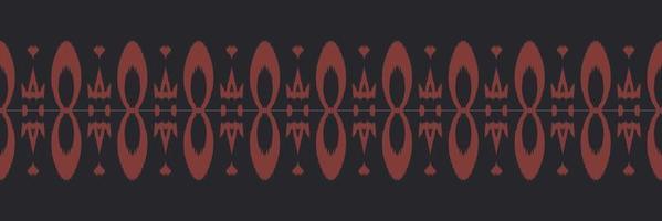 ikat gräns stam- aztec sömlös mönster. etnisk geometrisk ikkat batik digital vektor textil- design för grafik tyg saree mughal borsta symbol strängar textur kurti kurtis kurtas