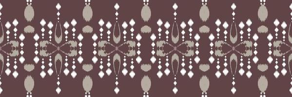 Batik-Textil ethnisches Ikat florales nahtloses Muster digitales Vektordesign für den Druck Saree Kurti Borneo Stoffrand Pinselsymbole Muster Partykleidung vektor