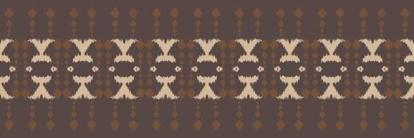 ikat blomma stam- korsa sömlös mönster. etnisk geometrisk batik ikkat digital vektor textil- design för grafik tyg saree mughal borsta symbol strängar textur kurti kurtis kurtas