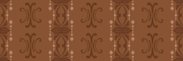 Batik-Textilmotiv Ikat florales nahtloses Muster digitales Vektordesign für den Druck Saree Kurti Borneo Stoffrand Pinselsymbole Farbfelder Baumwolle vektor