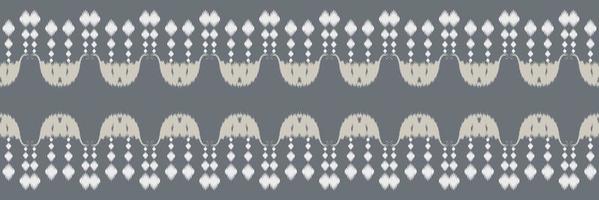 ikat rand stam- bakgrund sömlös mönster. etnisk geometrisk ikkat batik digital vektor textil- design för grafik tyg saree mughal borsta symbol strängar textur kurti kurtis kurtas