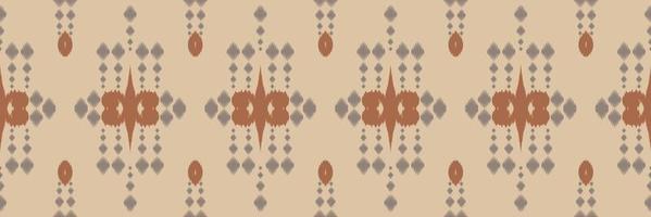 Batik Textil ethnische Ikat Blumen nahtloses Muster digitales Vektordesign für den Druck Saree Kurti Borneo Stoffrand Pinselsymbole Muster Partykleidung vektor