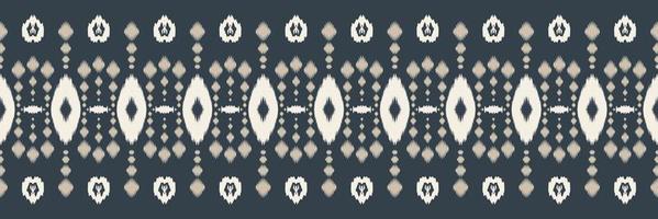 ikat gräns stam- Färg sömlös mönster. etnisk geometrisk batik ikkat digital vektor textil- design för grafik tyg saree mughal borsta symbol strängar textur kurti kurtis kurtas