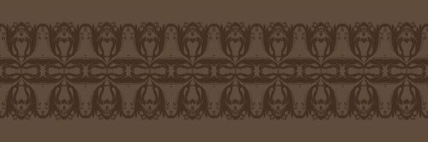 Batik-Textilmotiv afrikanisches Ikat nahtloses Muster digitales Vektordesign für den Druck Saree Kurti Borneo Stoffrand Pinselsymbole Farbfelder Baumwolle vektor