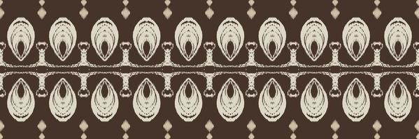 Batik Textil Filipino Ikat nahtloses Muster digitales Vektordesign für Print Saree Kurti Borneo Stoffrand Pinselsymbole Musterdesigner vektor