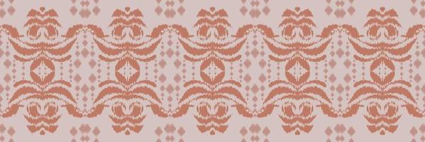 nahtloses muster der ikat-blumenstammesfarbe. ethnische geometrische batik ikkat digitaler vektor textildesign für drucke stoff saree mughal pinsel symbol schwaden textur kurti kurtis kurtas