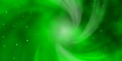 hellgrünes Vektormuster mit abstrakten Sternen. vektor