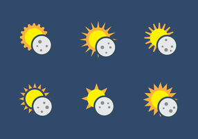 Sonnenfinsternis Vektor