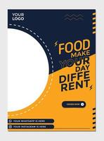 Poster-Food-Design vektor