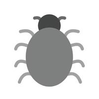 insekt fixering platt gråskale ikon vektor