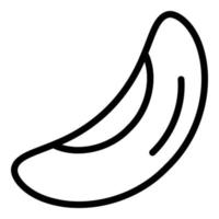 Pinto Kidneybohnen-Symbol, Umrissstil vektor