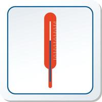 termometer ikon vektor illustration grafisk