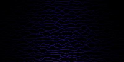 mörkrosa, blå vektorbakgrund med böjda linjer. vektor