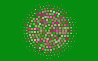 ljus rosa, grön vektor mall med kristaller, rektanglar.
