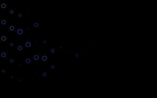 hellblaue Vektorschablone mit Kreisen. vektor