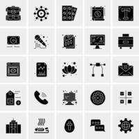 25 universelle Business-Icons Vektor kreative Icon-Illustration zur Verwendung in Web- und Mobilprojekten