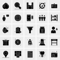 25 universelle Business-Icons Vektor kreative Icon-Illustration zur Verwendung in Web- und Mobilprojekten