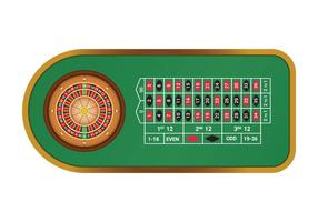 Gratis American Roulette Table vektor