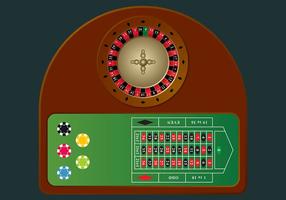 Roulette Tisch Vektor