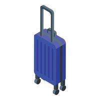 flygplats bagage ikon, isometrisk stil vektor