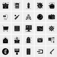 25 universelle Business-Icons Vektor kreative Icon-Illustration zur Verwendung in Web- und Mobilprojekten