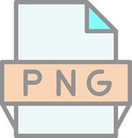 png-Dateiformat-Symbol vektor