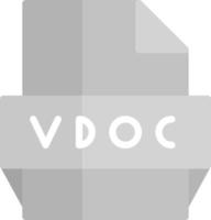 vdoc-Dateiformat-Symbol vektor