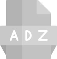 adz-Dateiformat-Symbol vektor