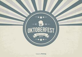 Retro oktober fest illustration vektor