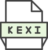 kexi-Dateiformat-Symbol vektor