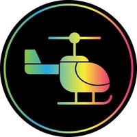 Hubschrauber-Vektor-Icon-Design vektor