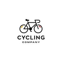 Fahrrad-Vektor-Symbol isoliert auf weißem Hintergrund, Fahrrad-Logo-Konzept vektor
