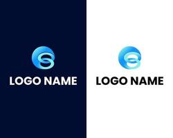 Buchstabe o und 8 modernes Business-Logo-Design vektor