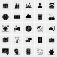 25 universelle Business-Icons Vektor kreative Icon-Illustration zur Verwendung in Web- und Mobilprojekten