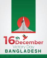 bangladesh seger dag 16: e december, bakgrund vektor