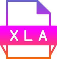 xla-Dateiformat-Symbol vektor