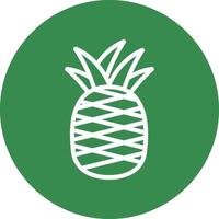 Ananas-Vektor-Icon-Design vektor