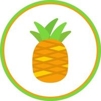 Ananas-Vektor-Icon-Design vektor