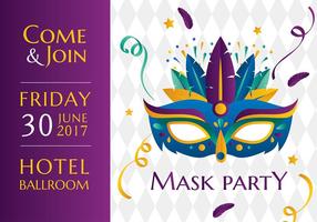 Mask Party Mall Gratis Vector