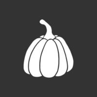 Kürbis. Herbst-Halloween- oder Thanksgiving-Kürbissymbol. vektor